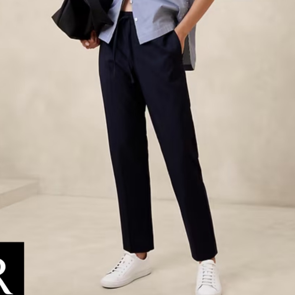 Banana Republic Navy Tapered Fit Shirt